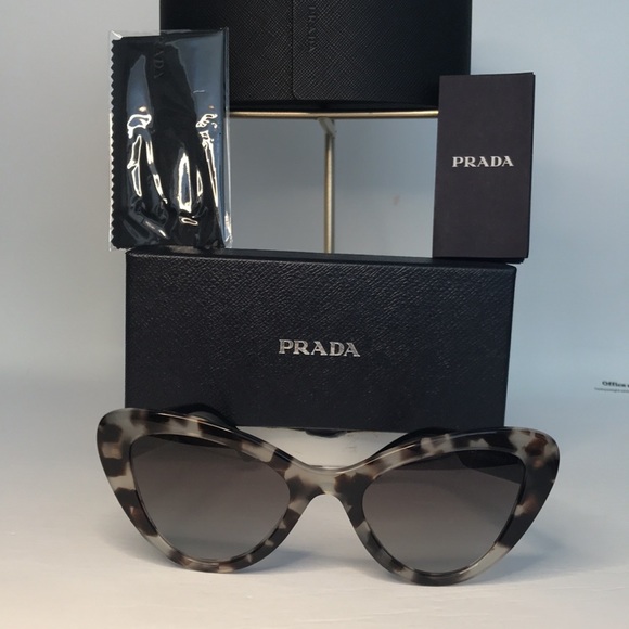 New - Prada 0PR 13YS 07R08I Women Sunglasses Cat eye - Picture 3 of 16
